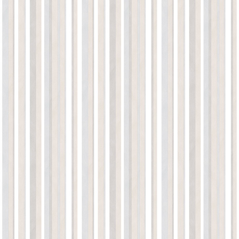 1000cm x 53cm Matte Wallpaper Roll, Biege/White