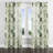 Country Farmhouse Window curtains - Green Meadows Quilt Grommet Curtain - 1 Panel-927622947-927622951