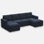 Canapé modulaire rembourré avec rangement Rafael-98919683
