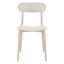 Ensemble de 2 chaises empilables en plastique recyclé Patioflare Plus