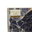 Navy Marble Lacquered With Cork Backing Abstract Rectangle Placemat