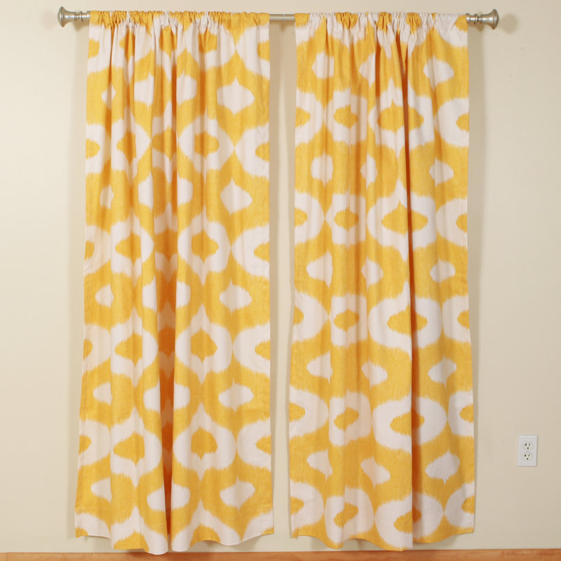 Sliding Panel, 84" H x 50" W, Yellow