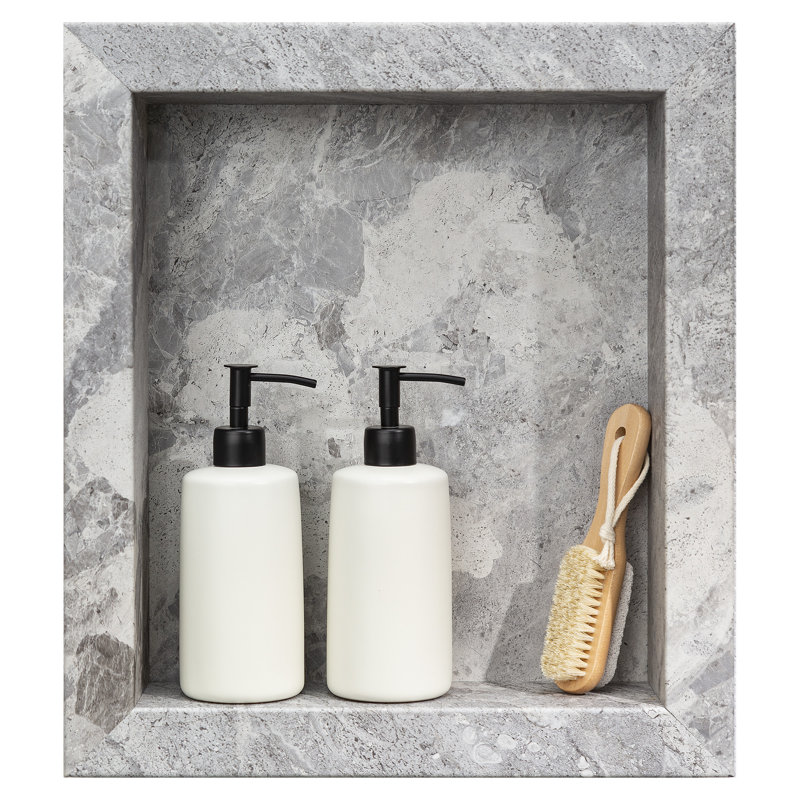 Silver Lake Vinyl Waterproof Shower Niche Insert