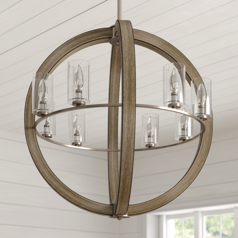 Grand Bank 8 - Light Globe Chandelier