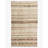 One-of-a-Kind Runner 5'5" X 9'4" 1940s Hemp Area Rug in Camel/Ivory/Terracotta
