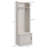 Rustic Hall Tree With Shoe Storage Bench And Coat Rack, Entryway Organizer With Shelves For Mudroom, White Wood Grain