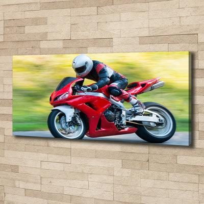 Motorcycle - No Frame Print on Canvas