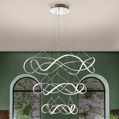 Berto 6 - Light Integrated LED Chandelier