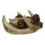 Porte-bougie en bois de cerf Antler