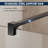 32”W*72”H Frameless Shower Screen with 8mm Frosted Glass, Easy to Clean-111995511