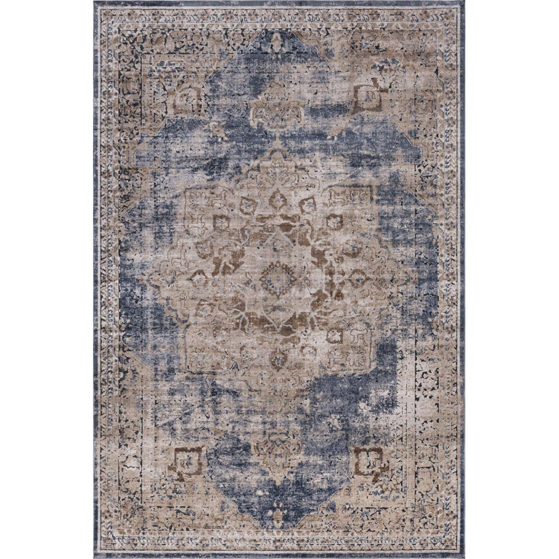 Parrado Ikat Indoor Rug, Rectangle 10' x 14'5"