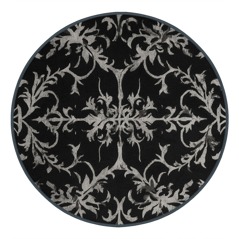 Twilight Filigree Rug, Round 8'