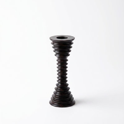 Ebony Wood Collection Candlestick