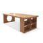 Bureau rectangulaire en bois massif Burlywood-1689436350