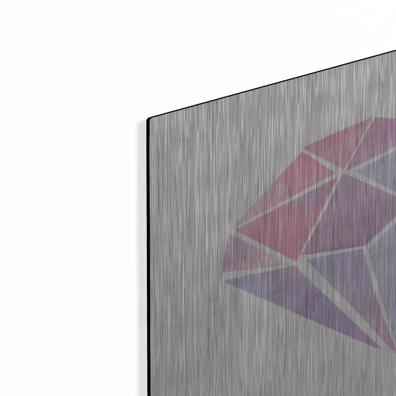Brayden Studio «Shine V» par Courtney Prahl, art mural en métal