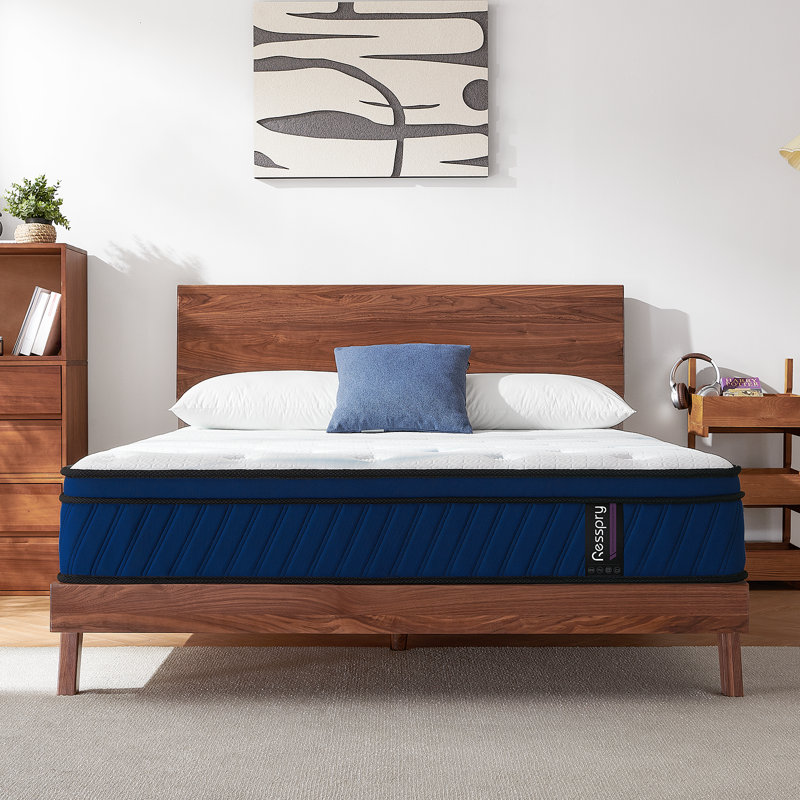 Azure Blush Collection Resspry Mattress, Small Double (4')