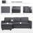 Upholstered 89.75'' Sleeper Sofa