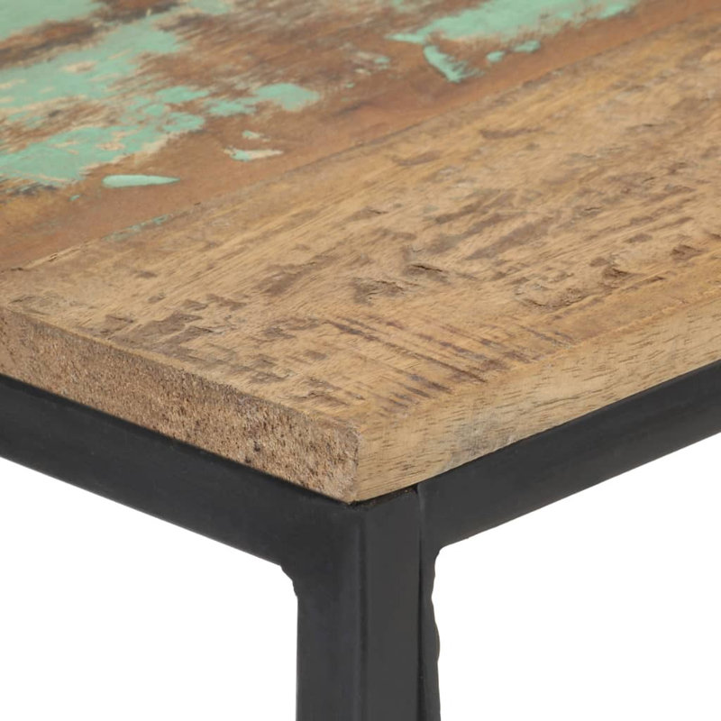 Olive 110cm Solid Wood Top Console Table, Brown