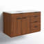 Bexley 42" Wall-Mounted Single Bathroom Vanity with Quartz Top