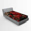 Drap-housse à imprimé léopard Ambesonne_ Dentelle rose romantique_ Brun sable et gris foncé-95977517