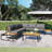 Ensemble de conversation modulaire 4 pièces avec coussins Sitwell-272535928