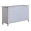 Commode 6 tiroirs Geneva - Finition blanc vieilli