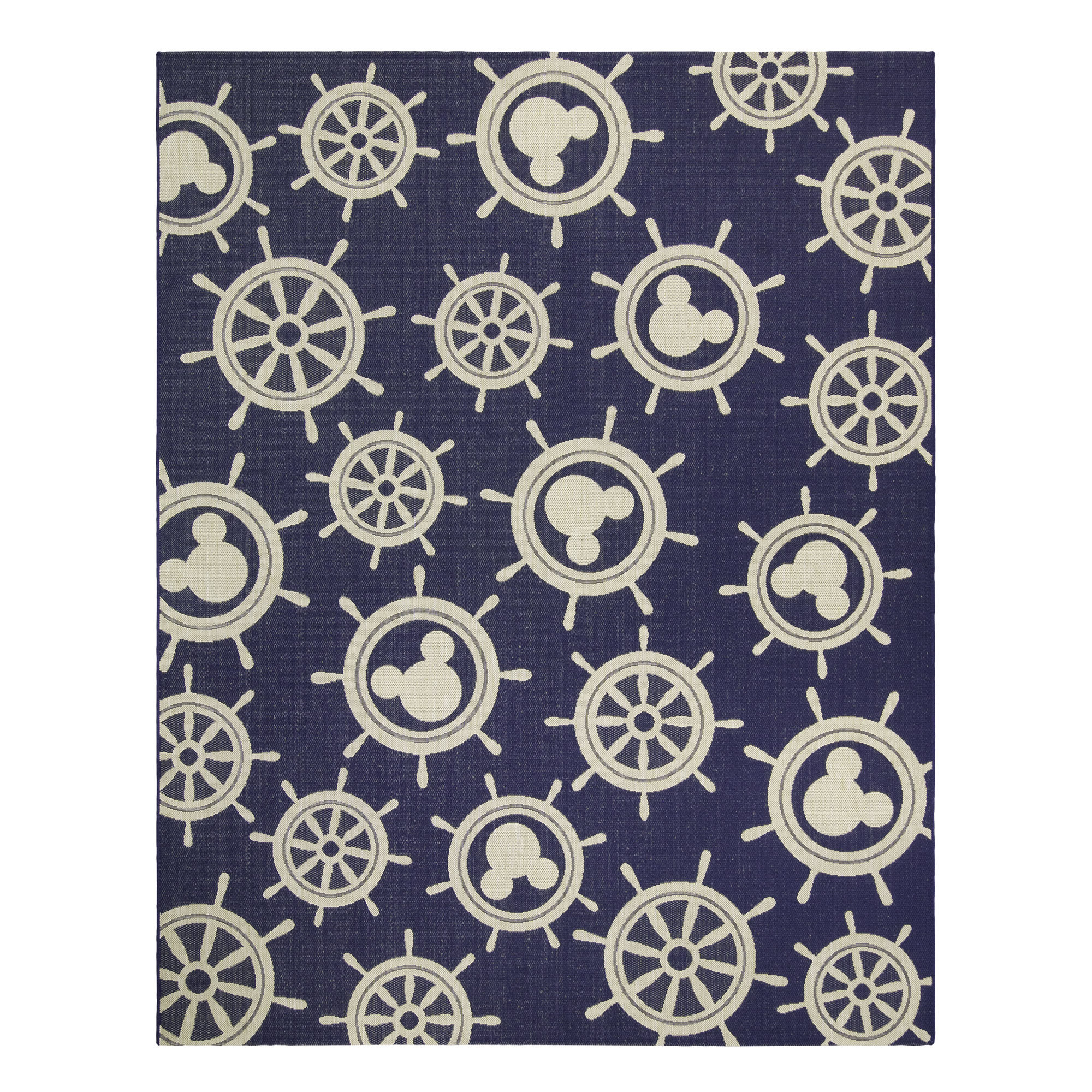 Disney by Gertmenian Disney Mickey Mouse Marine Wheel Navy Blue Ivory ...