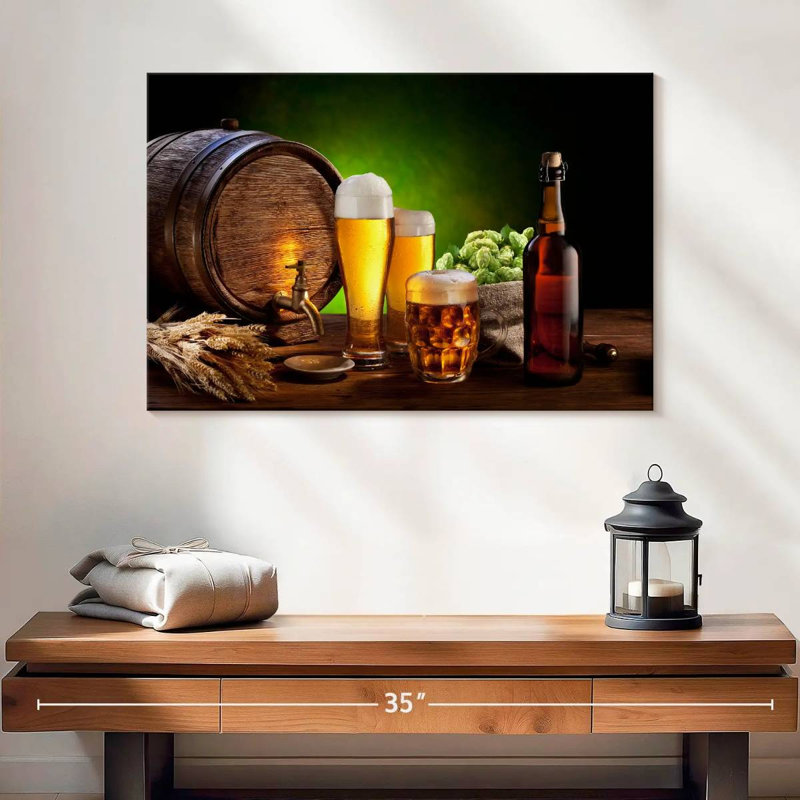 Bière Yarlin de la brasserie, H 8 po x l 12 po
