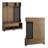 Multifunctional Hall Tree With Removable Linen Cushioned Storage Bench,DIY Pegboard And 4 Hooks-1855542554