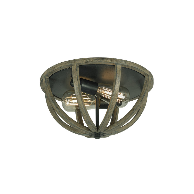 Jeanette Wood Flush Mount