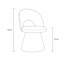 Abisso Ring Swivel Accent Chair with Sculpted Back Design