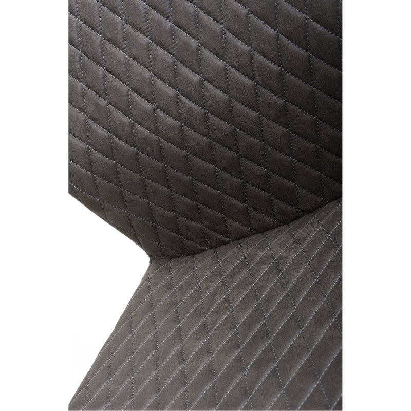 Rivero 50cm H Upholstered Side Chair, Grey