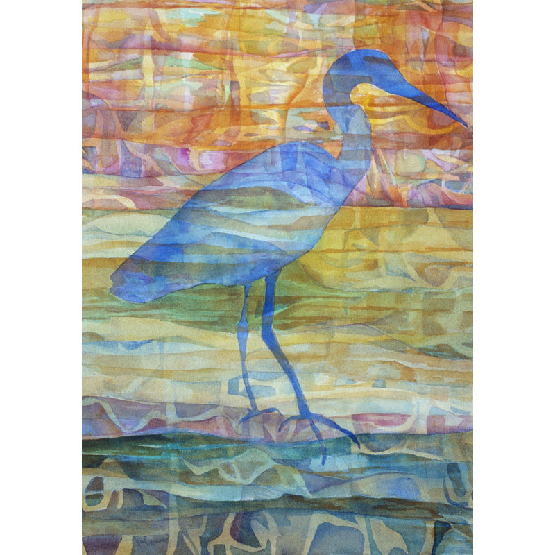 Red Hot Blue Print by Vivienne Andres