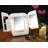Lockheart TriFold Lighted Tabletop Makeup Mirror, Plug In