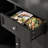 Bar Cabinet With Built-In Fridge Space, Wine Bottle Rack & Drawer