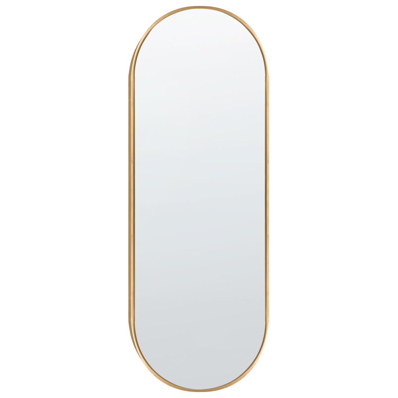 Metal Oval Floor Mirror