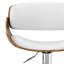 Amery - Tabouret de bar pivotant réglable - Blanc