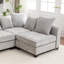 Canapé modulaire rembourré 5 pièces Kempson-1090352076