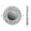 Miroir rond en rotin-91008899