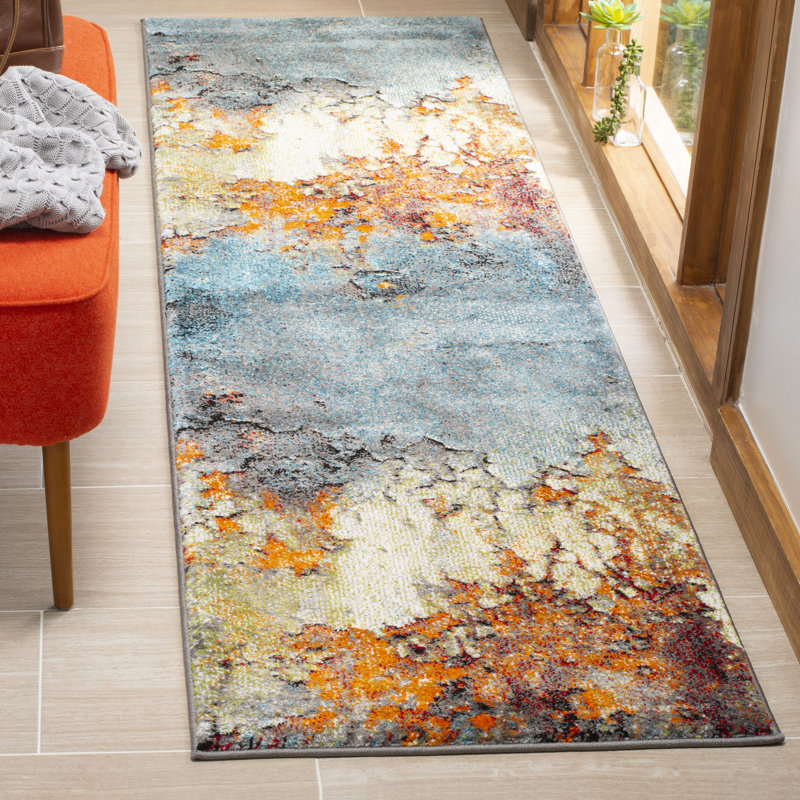 Airi Abstract Area Rug, Runner 69 x 244 cm