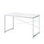 Bureau d'écriture moderne moderne blanc et luge