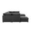 Canapé modulaire de coin symétrique de 129 po avec repose-pieds Arvill Amuri-1889310605
