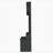 Modern Hallway Hall Tree with Metal Hooks and Storage Space, Multi-Functional Entryway Coat Rack with Shoe Cubbies, Black-1095024341
