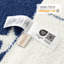 Jeté réversible en tricot bleu marine à motif d'étoile doux style américain 50 * 60 "-127327249
