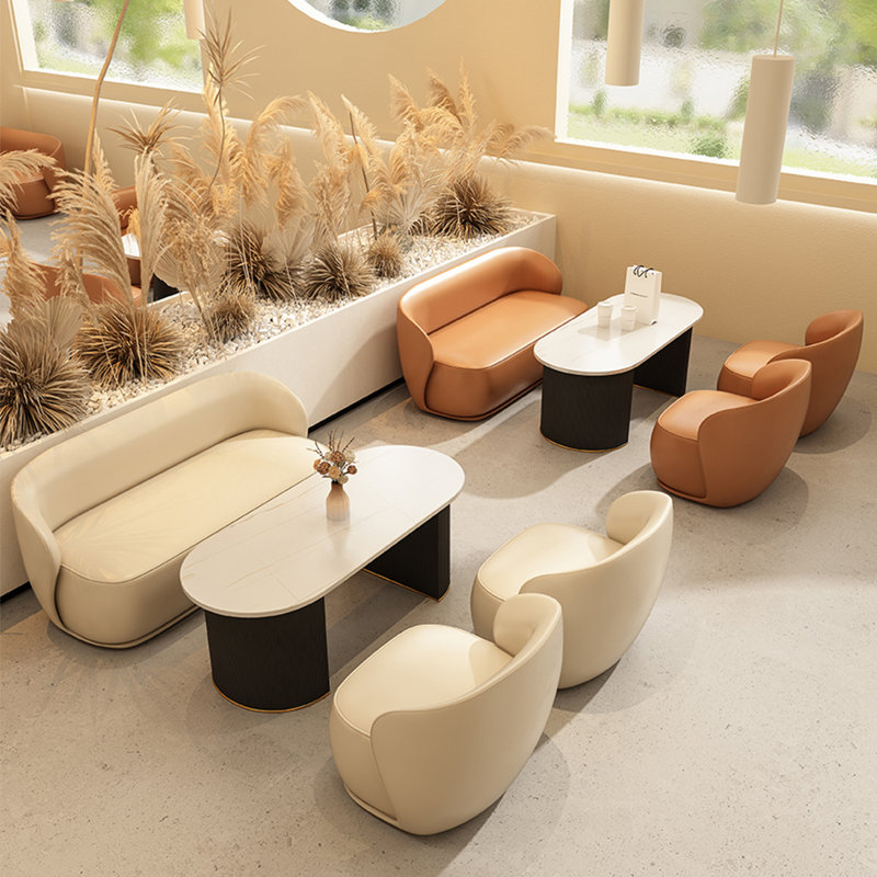 Banc rembourré en similicuir, Blanc cassé