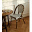 Fauteuil à dossier en rotin French French