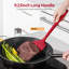 Tournevis en silicone résistants à la chaleur de 600 ° F: ustensile de cuisine en U 13,5 po de long U-Taste, ustensile de cuisine flexible de qualité alimentaire pour retourner les œufs, crêpes dans une batterie de cuisine antiadhésive (rouge, 2 pièces)-131284962
