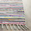 Tapis rayé en coton tissé à la main Mireia-33000771