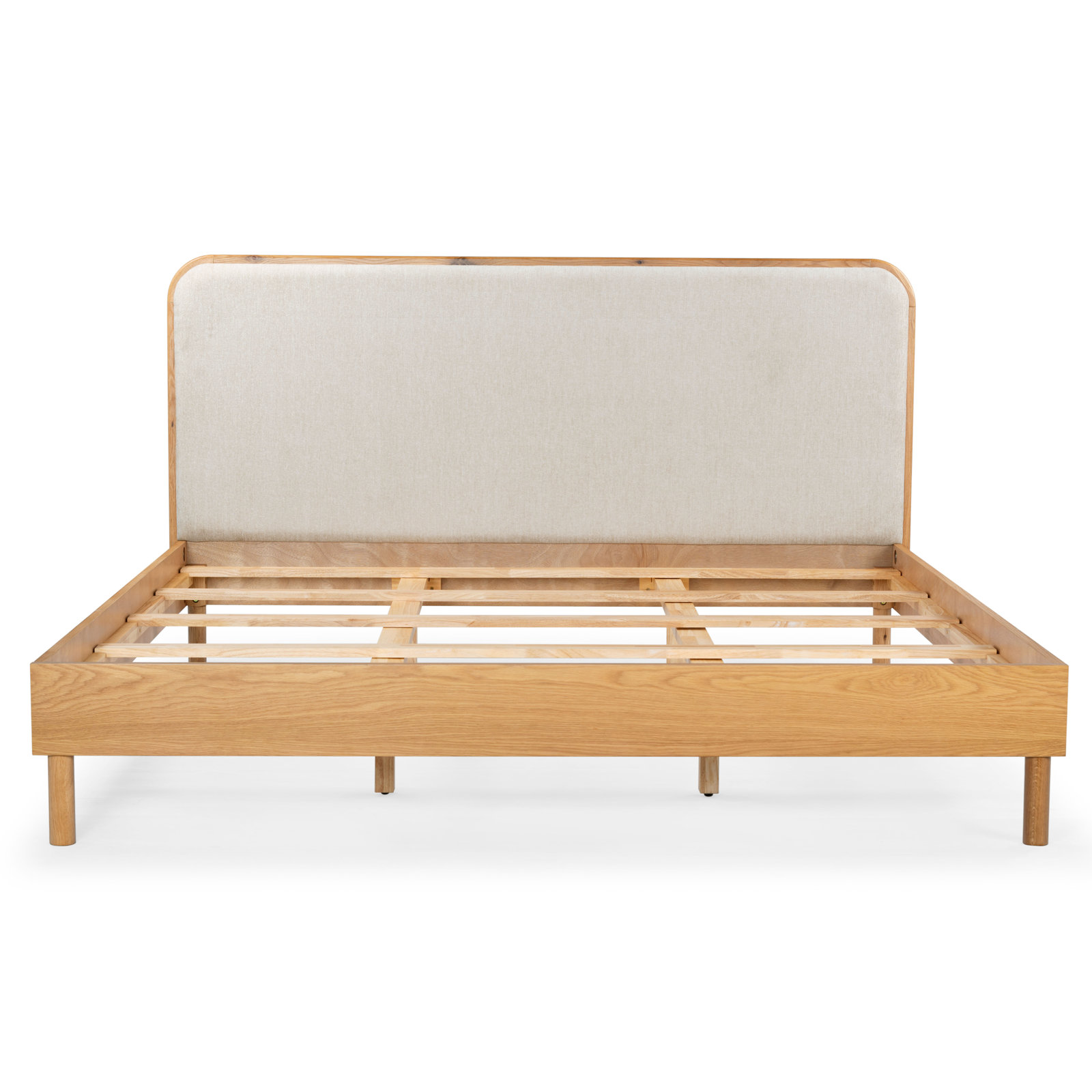 Wood Frame Bed, King