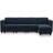 Upholstered Modular Sofa Sectional With Ottoman-1391795214